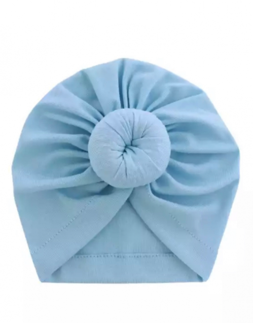 Turban za bebu (svetlo plavi)