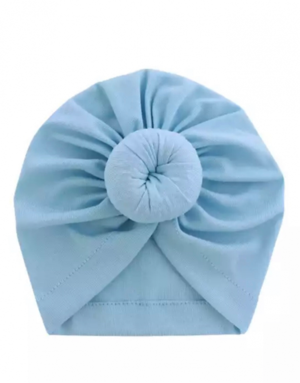 Turban za bebu (svetlo plavi)